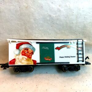 Vintage New Bright Santa's Christmas Express~REPLACEMENT PART~white Train Car